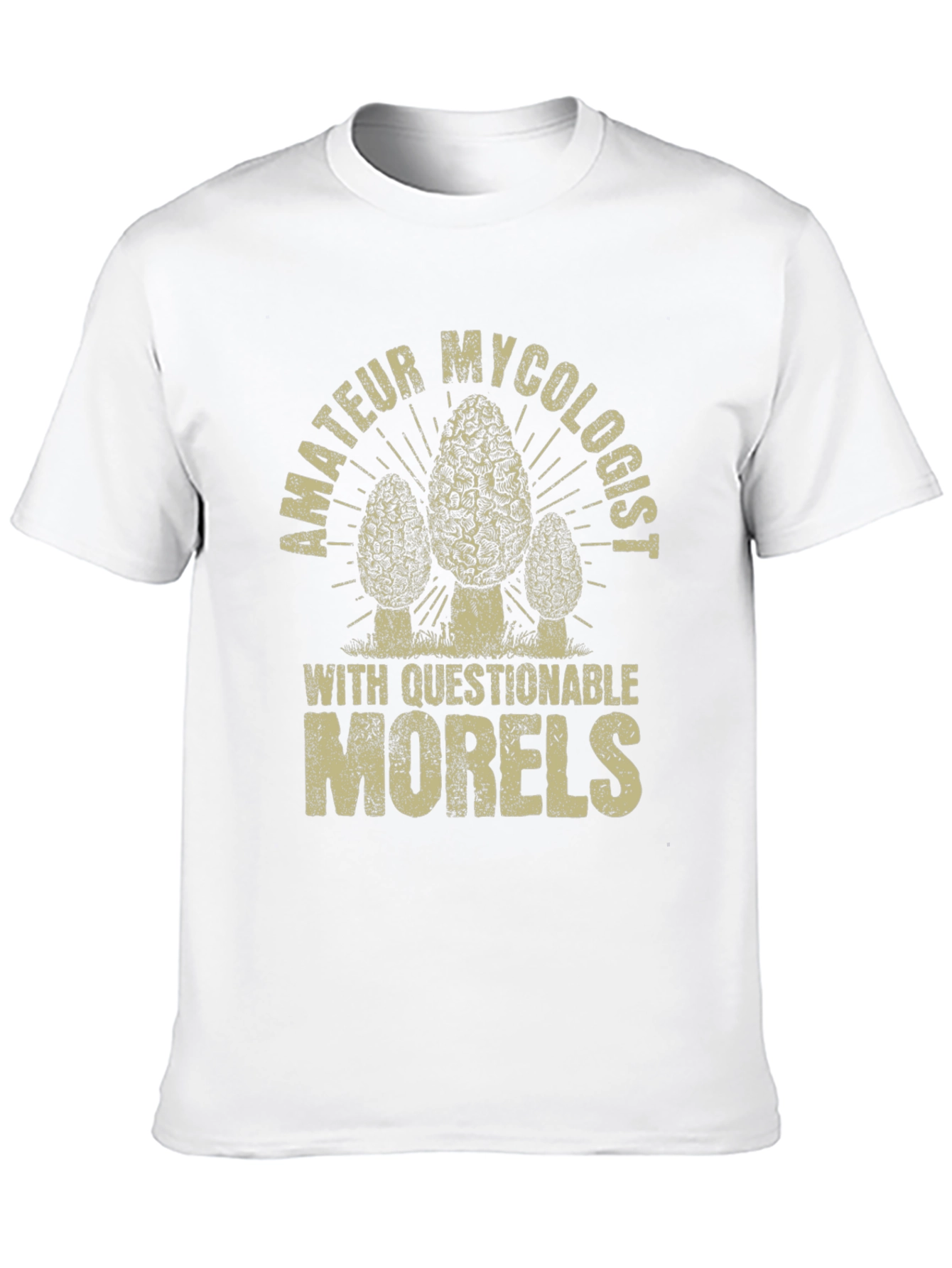 Amateur Mycologist Morel Mushroom T-Shirt