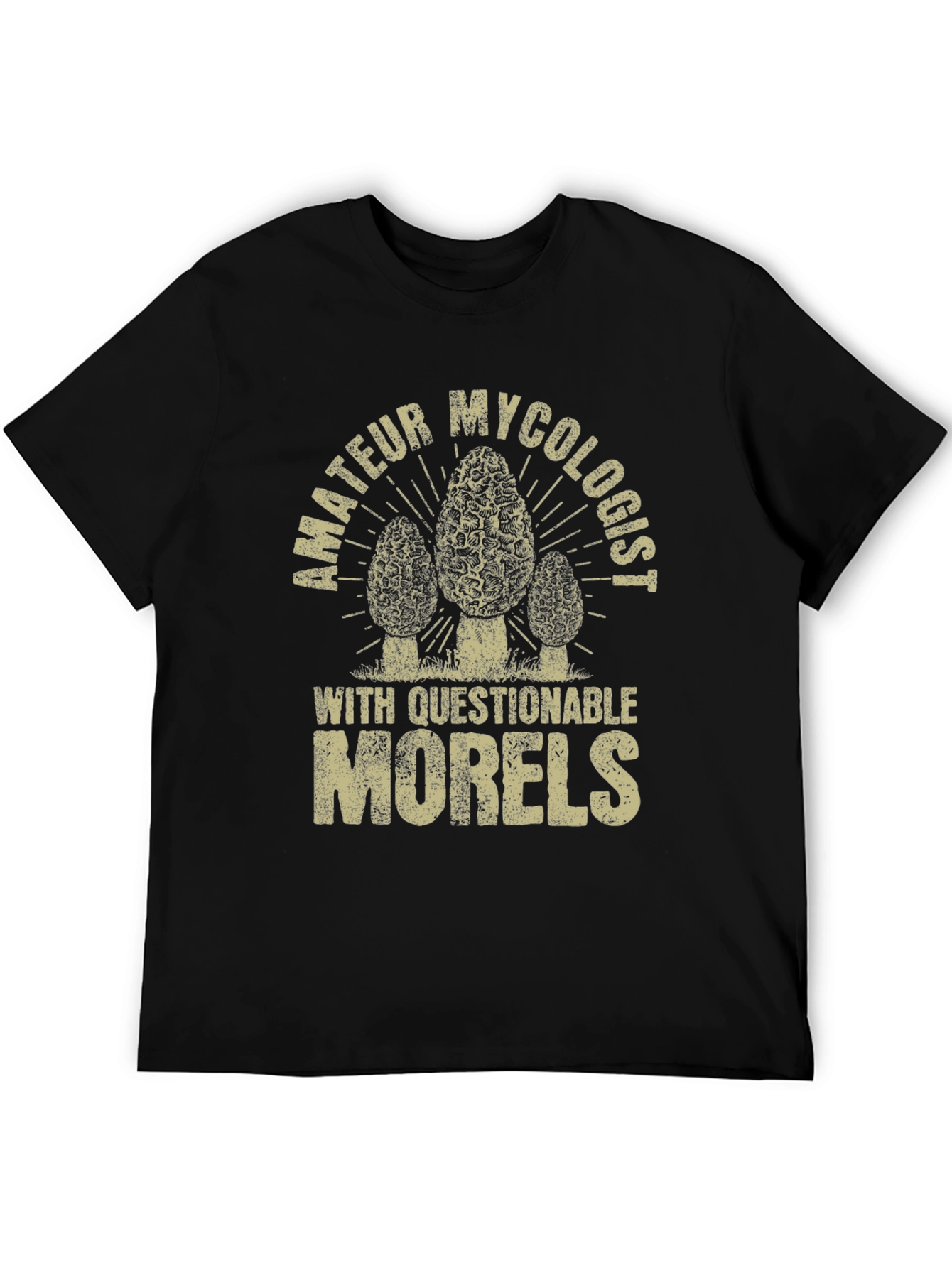 Amateur Mycologist Morel Mushroom T-Shirt