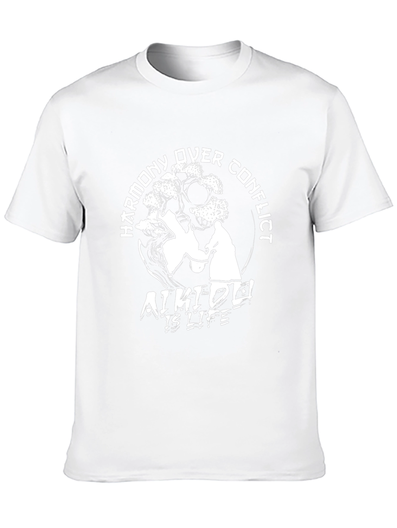 Aikido Harmony Tee - Martial Arts Design