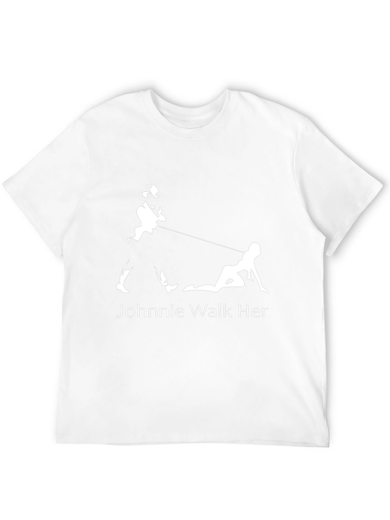 Humorous Johnnie Walk Her Graphic T-Shirt