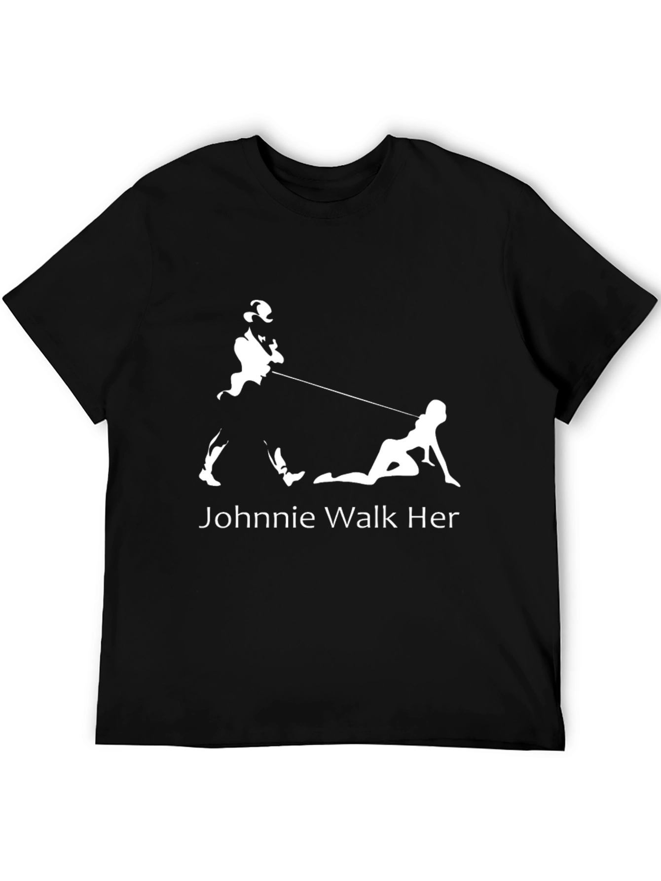 Humorous Johnnie Walk Her Graphic T-Shirt