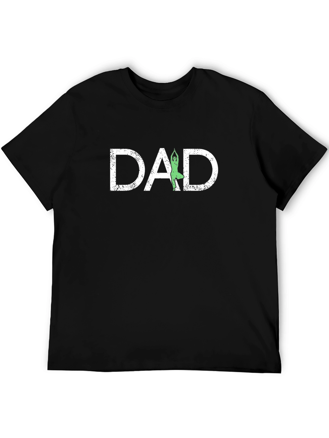 Dad Yoga Pose Graphic T-Shirt