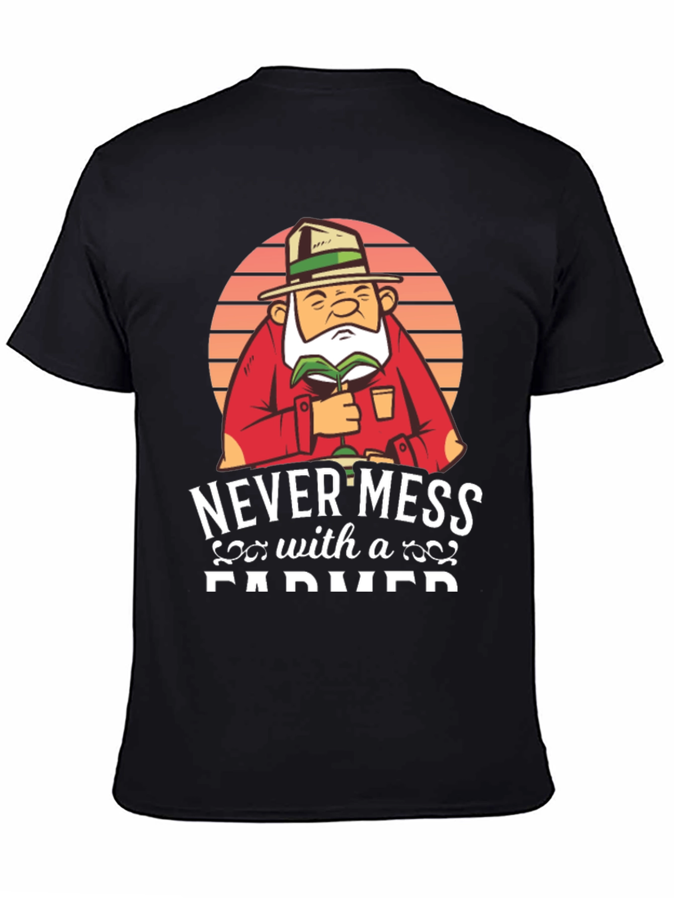 Never Mess With A Farmer Graphic Tee