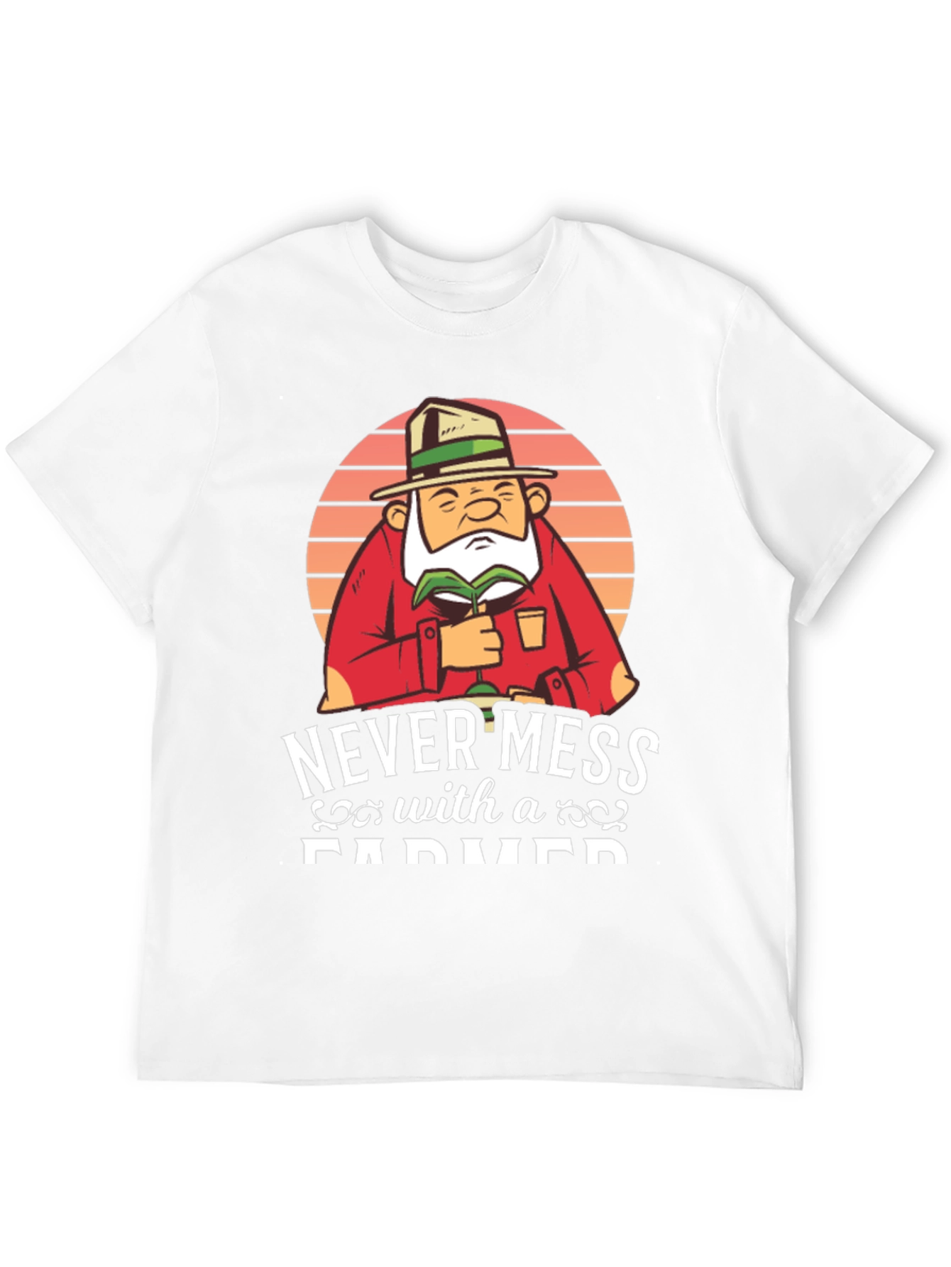 Never Mess With A Farmer Graphic Tee