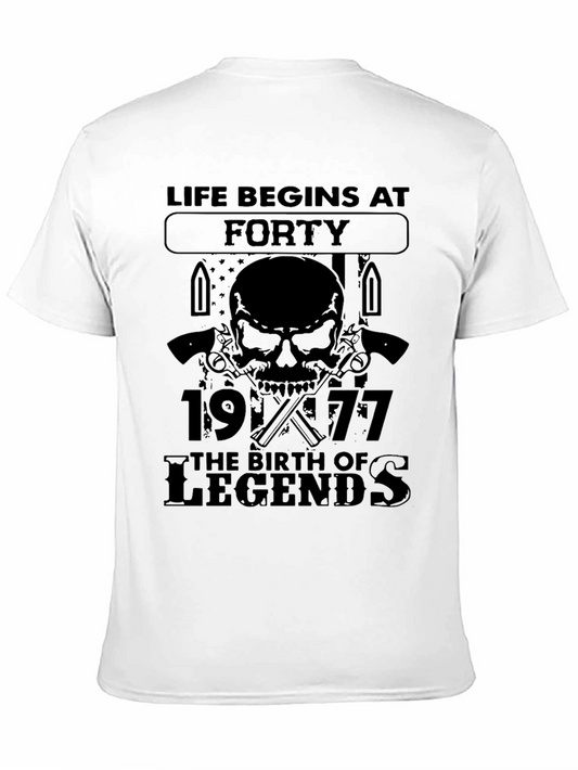 Life Begins at Forty T-Shirt