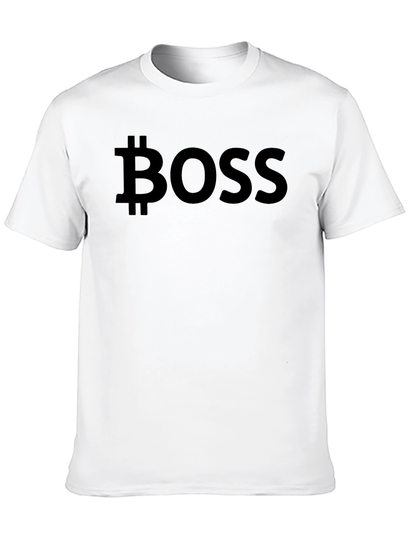 Bitcoin Boss Black Tee - Crypto Currency T-Shirt