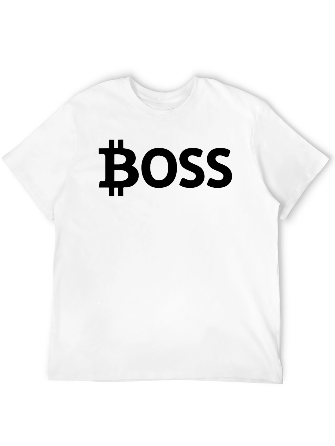Bitcoin Boss Black Tee - Crypto Currency T-Shirt