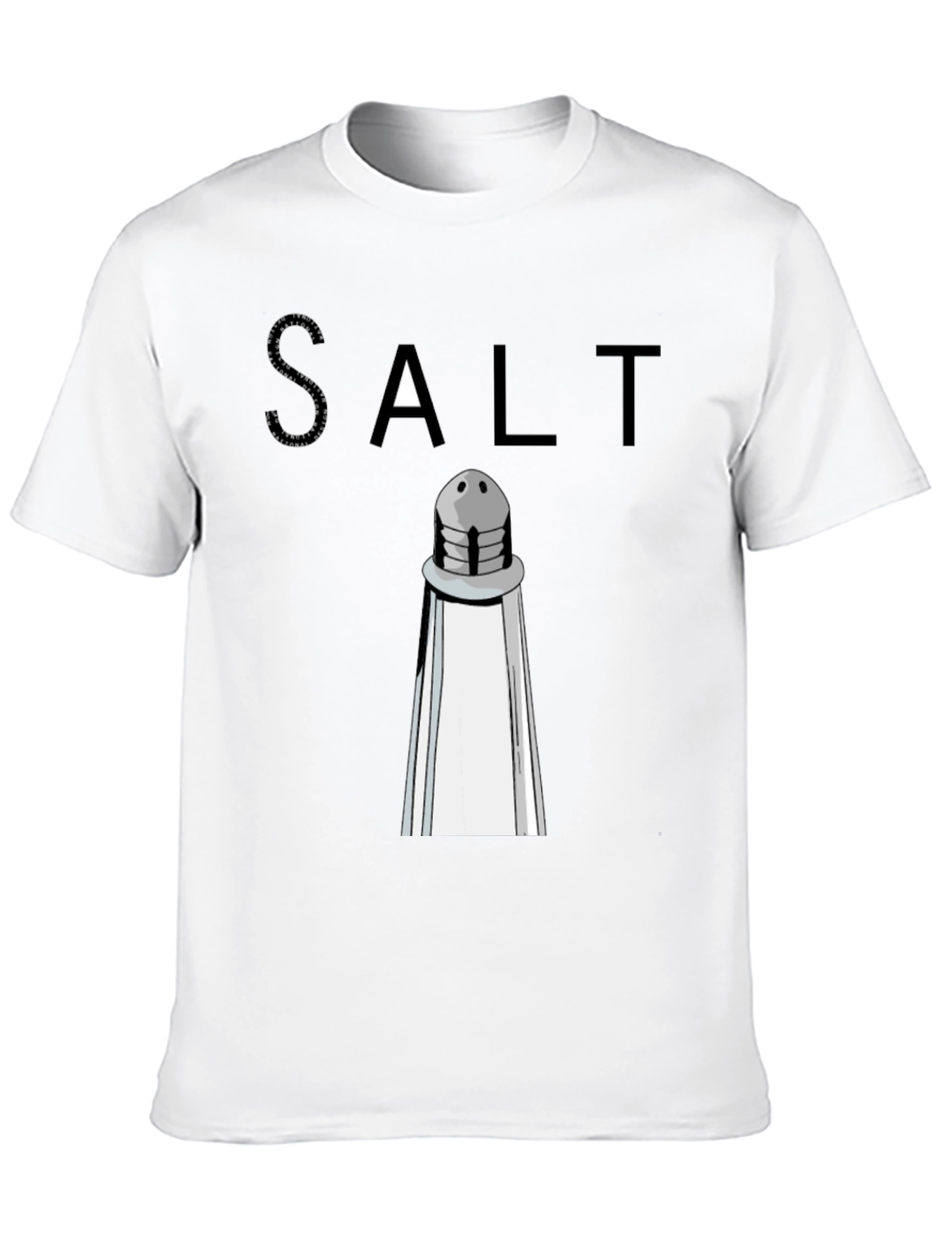 Salt Shaker Graphic Tee - Black Cotton T-Shirt