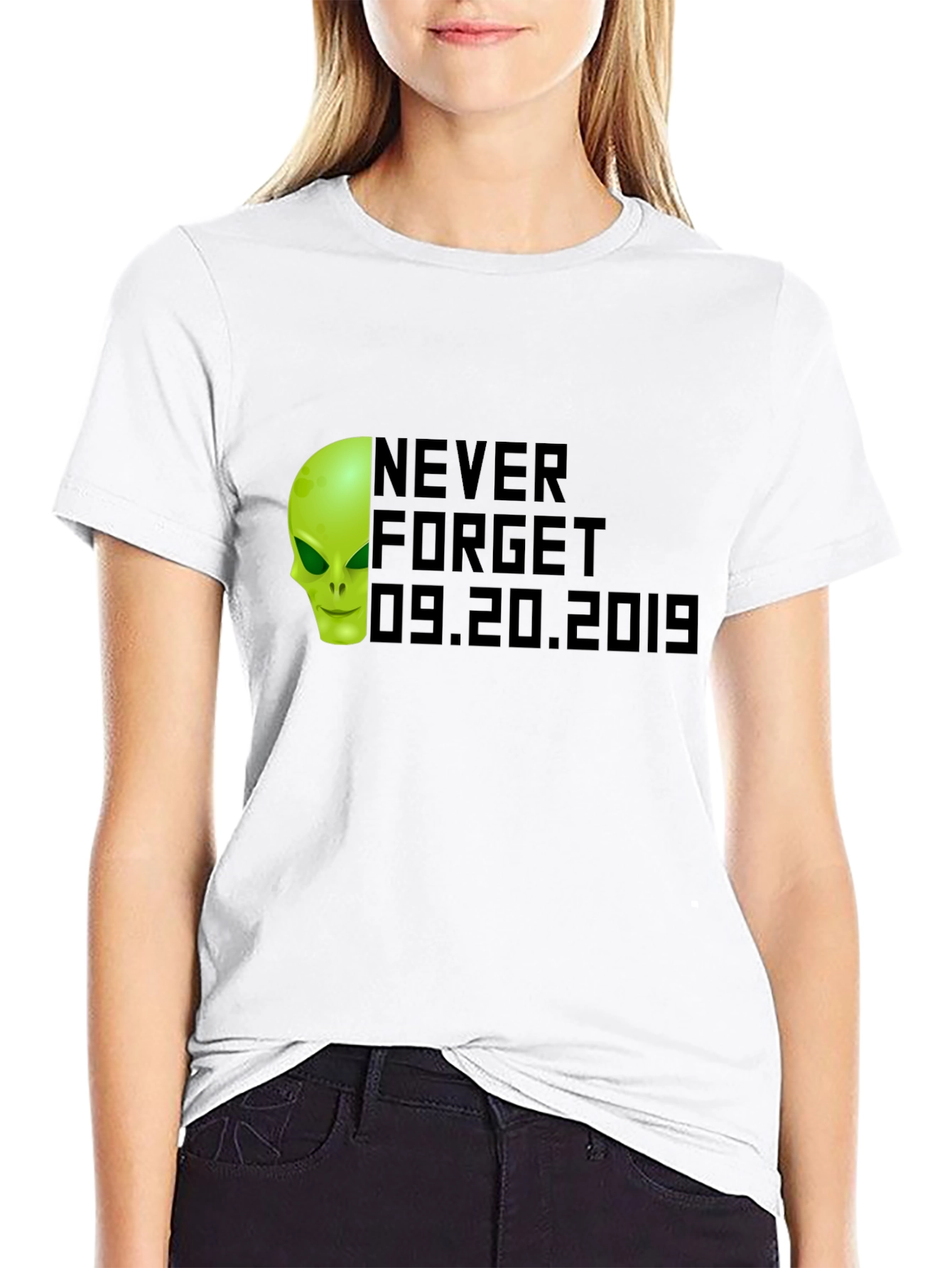 Never Forget 09.20.2019 Alien Graphic Tee