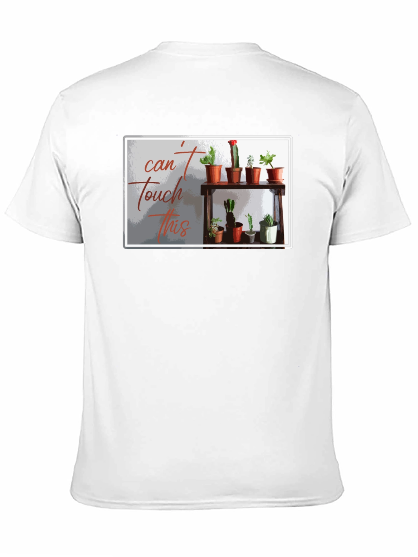 Cant Touch This Cactus T-Shirt - Black