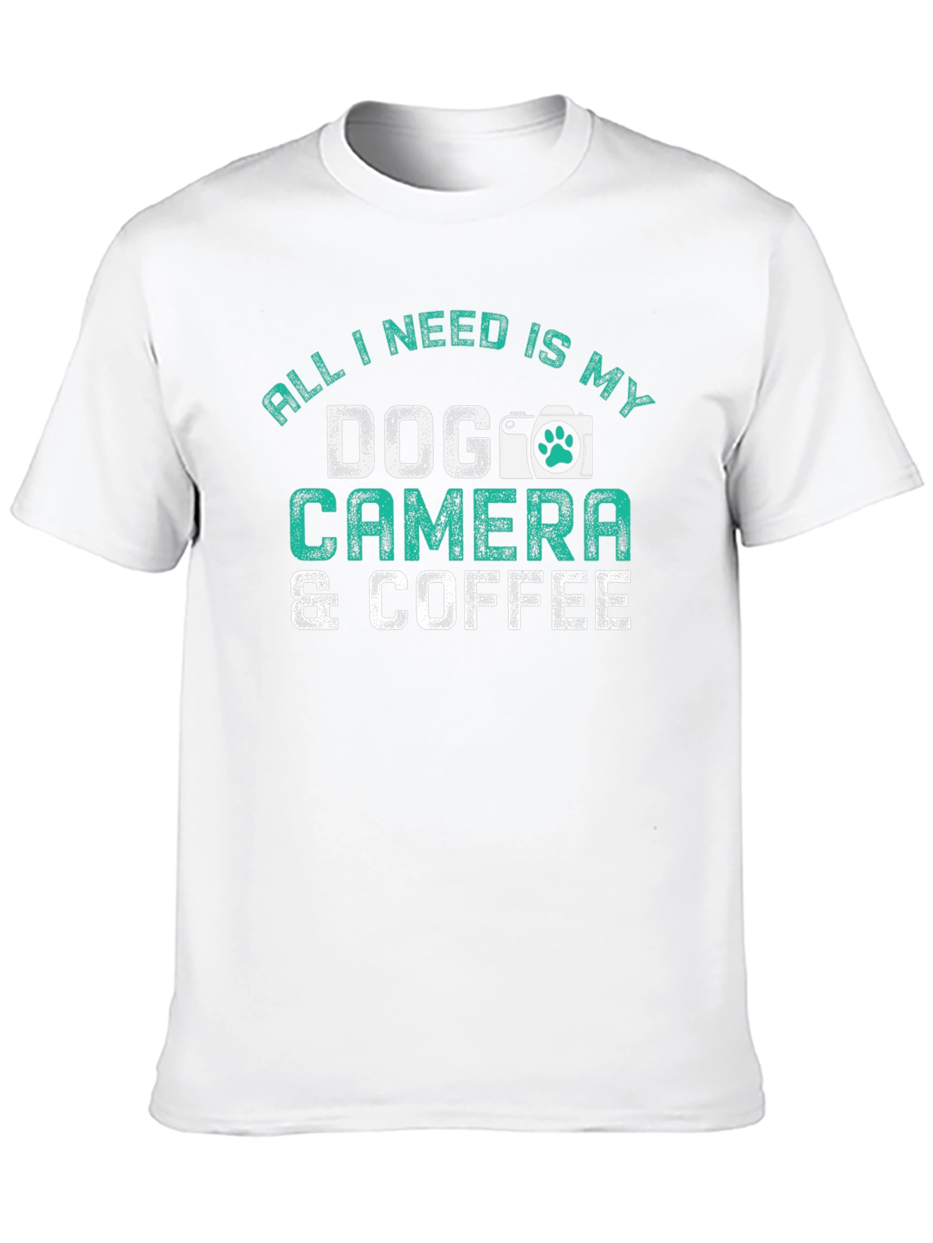 Dog Camera and Coffee T-Shirt