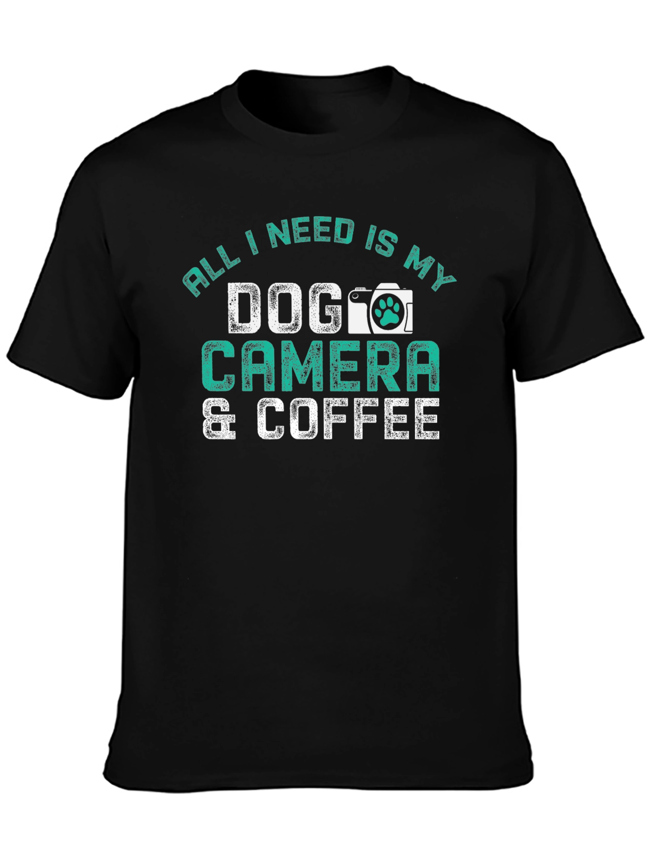 Dog Camera and Coffee T-Shirt