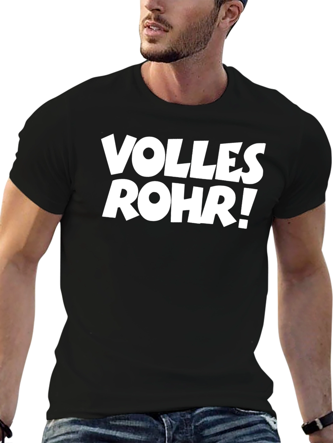 Volles Rohr! Funny Graphic Tee
