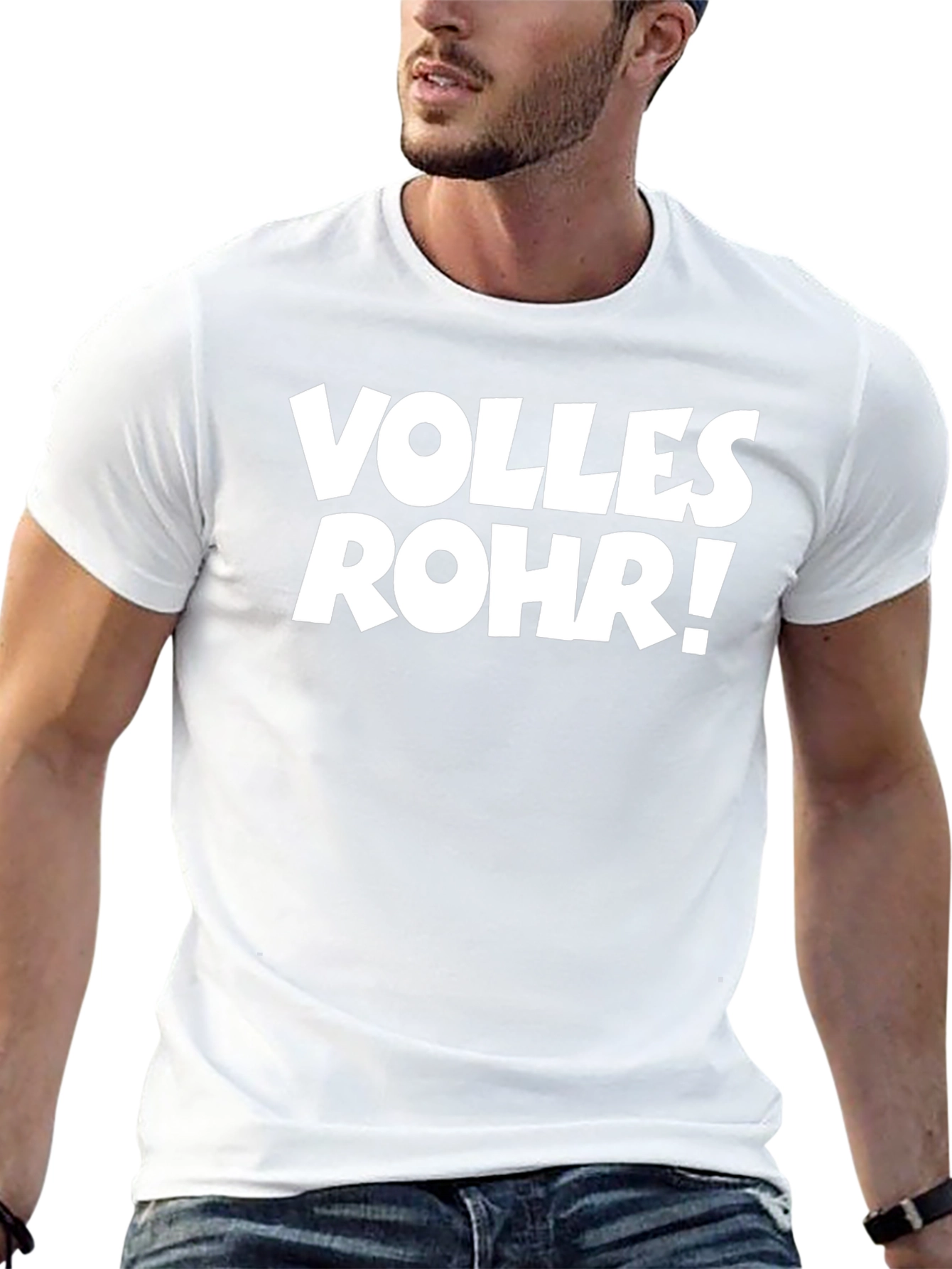 Volles Rohr! Funny Graphic Tee