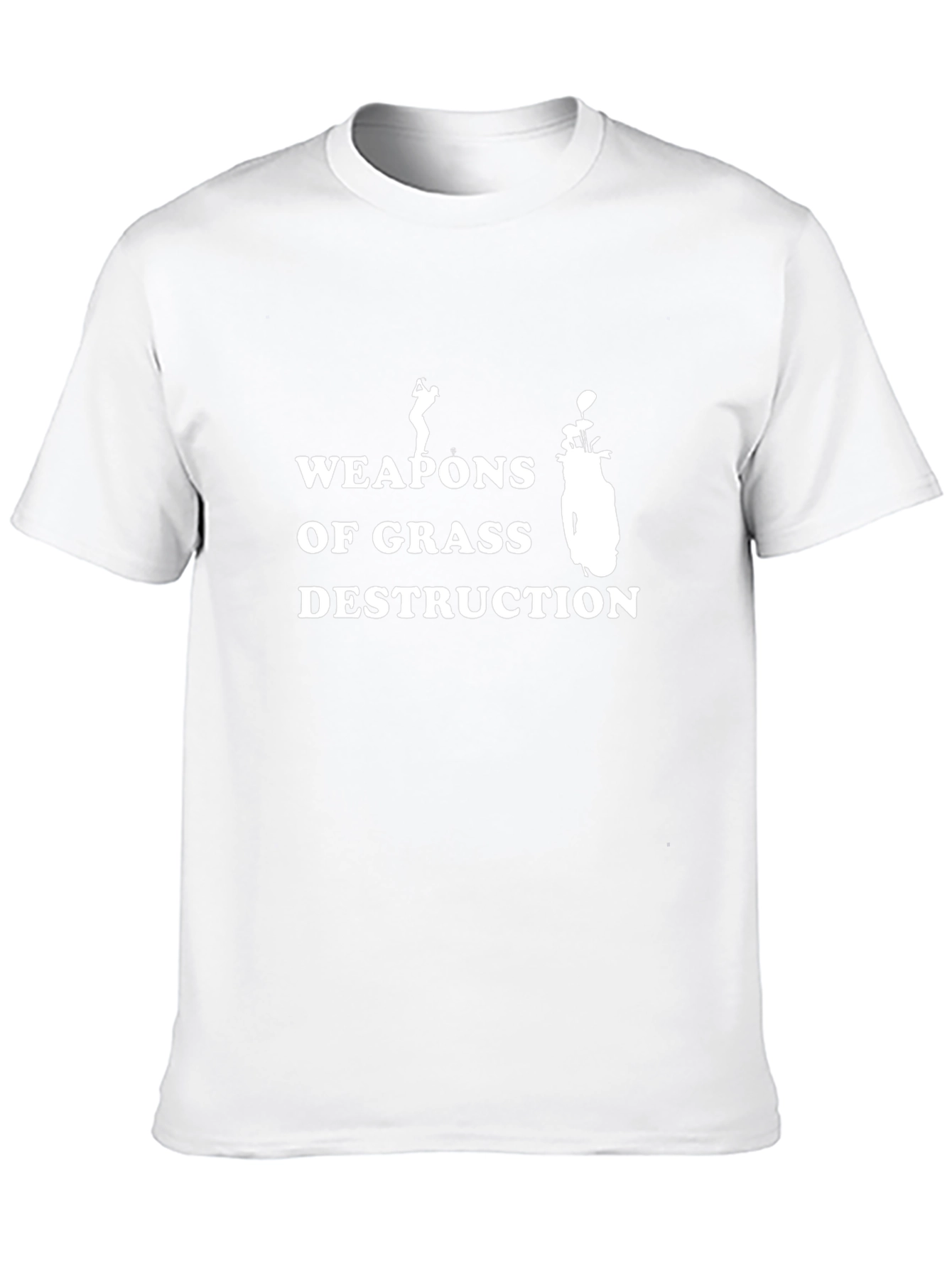 Weapons of Grass Destruction Golf T-Shirt