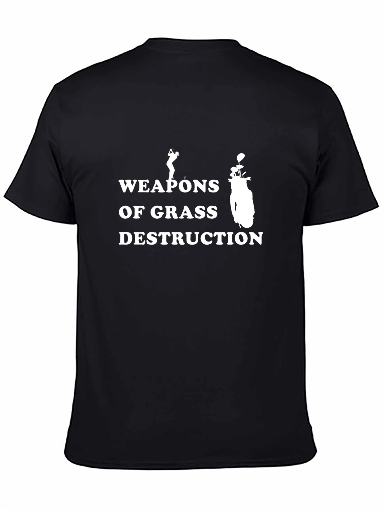 Weapons of Grass Destruction Golf T-Shirt