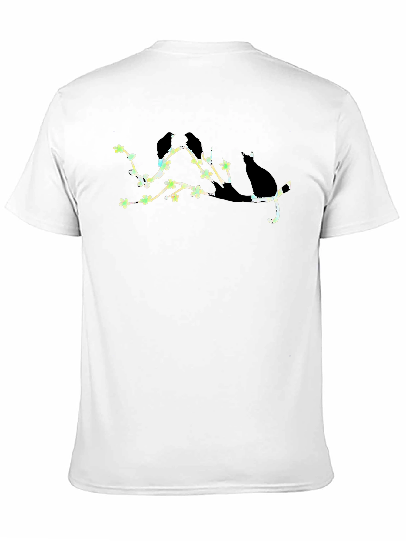 Birds & Cat Branch T-Shirt