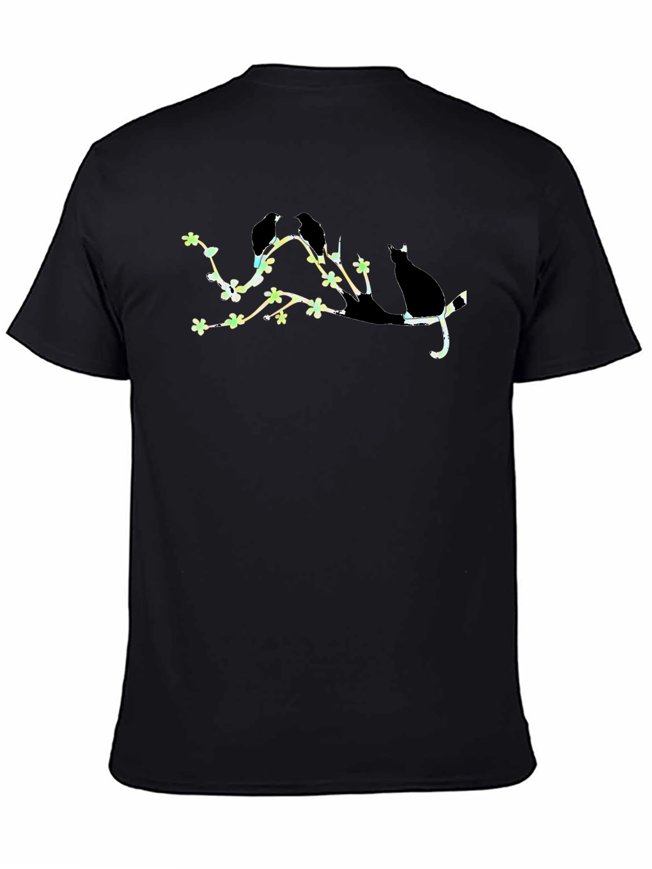 Birds & Cat Branch T-Shirt