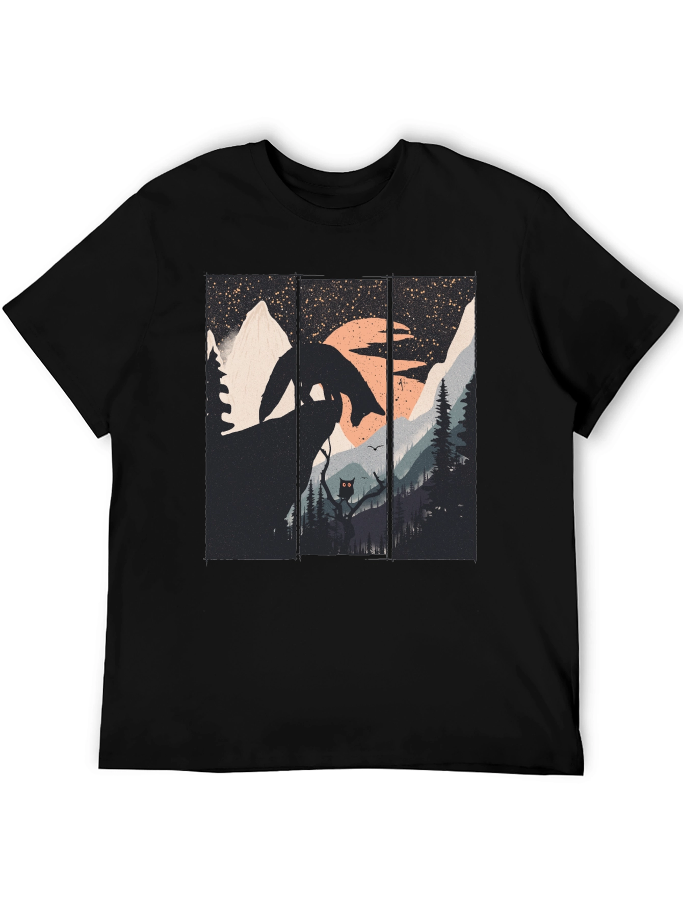 Nature Fox Graphic Tee - Unique Design