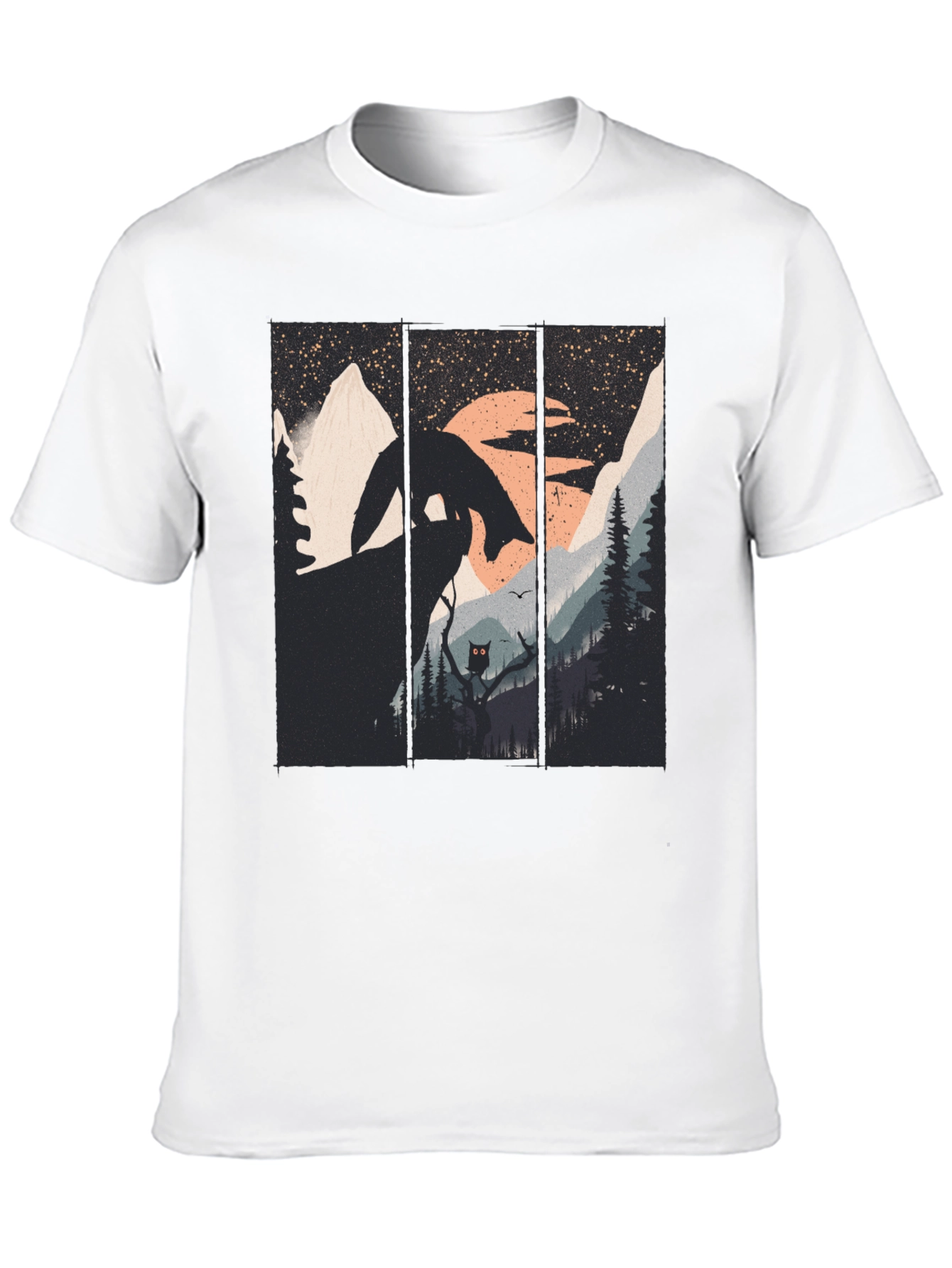 Nature Fox Graphic Tee - Unique Design