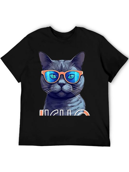 Cool Cat T-Shirt - Stylish Graphic Tee