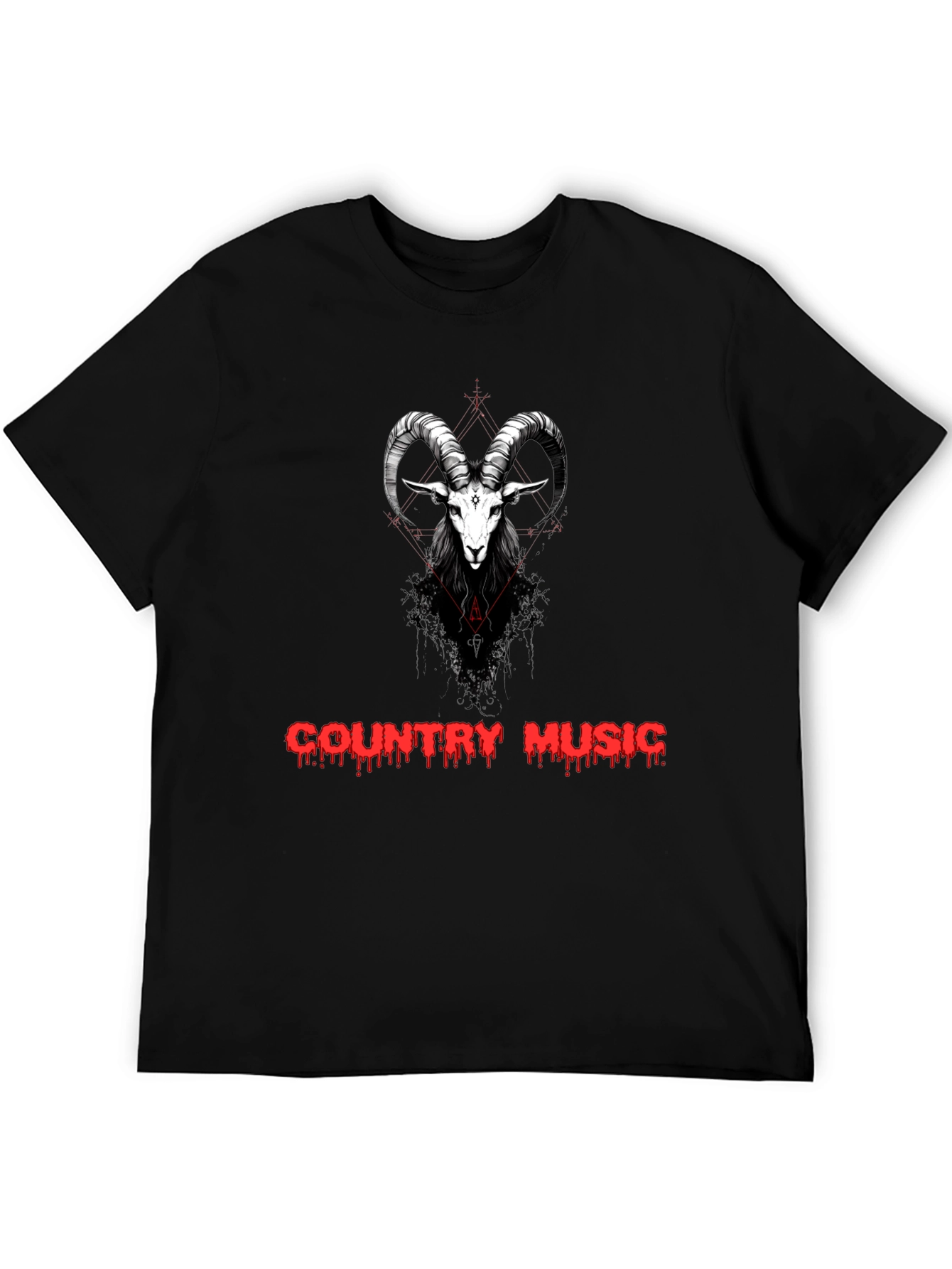 Country Music Goat Graphic T-Shirt