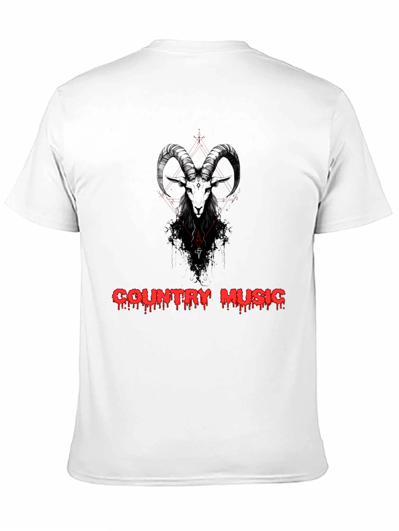 Country Music Goat Graphic T-Shirt