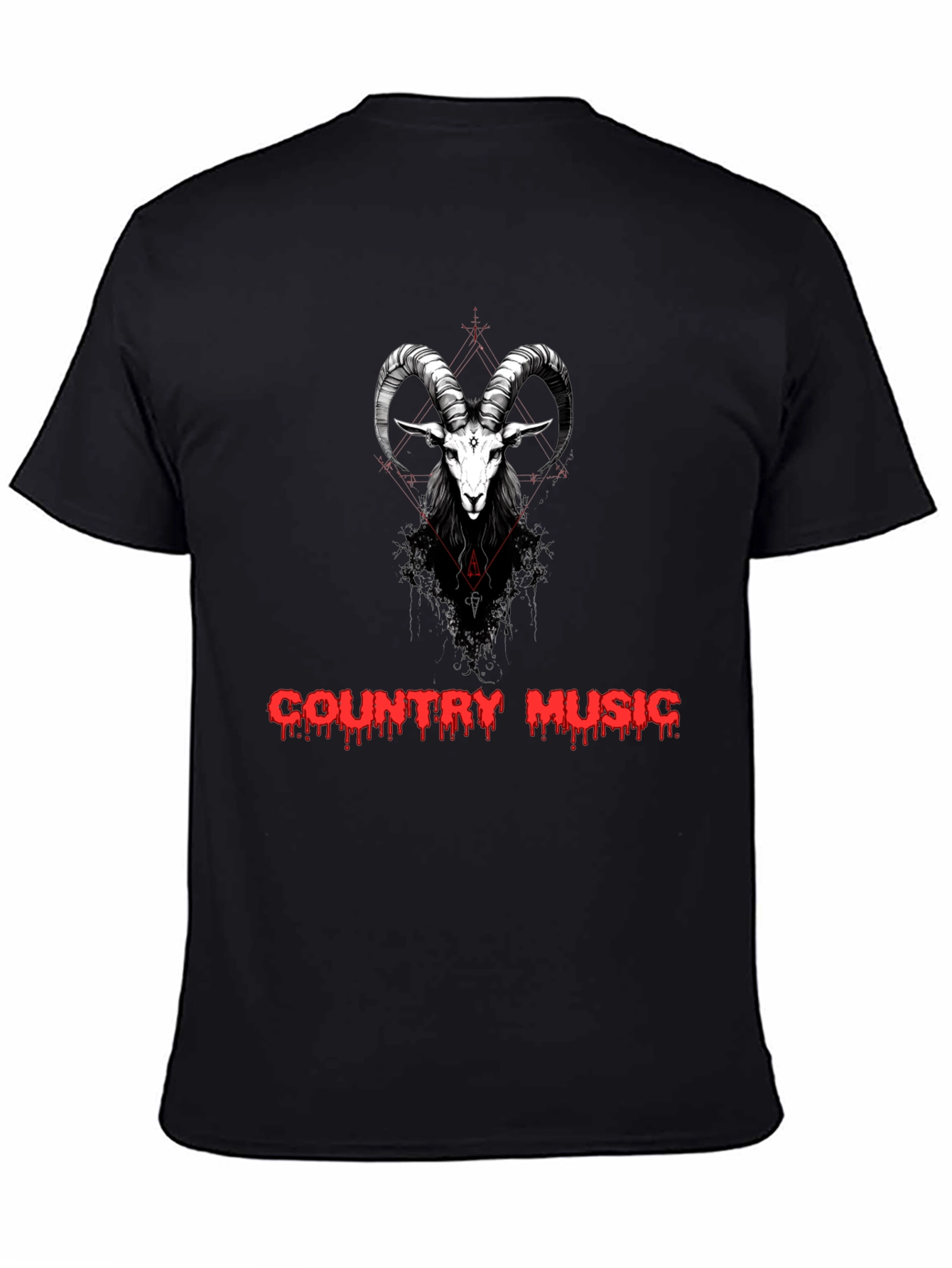 Country Music Goat Graphic T-Shirt