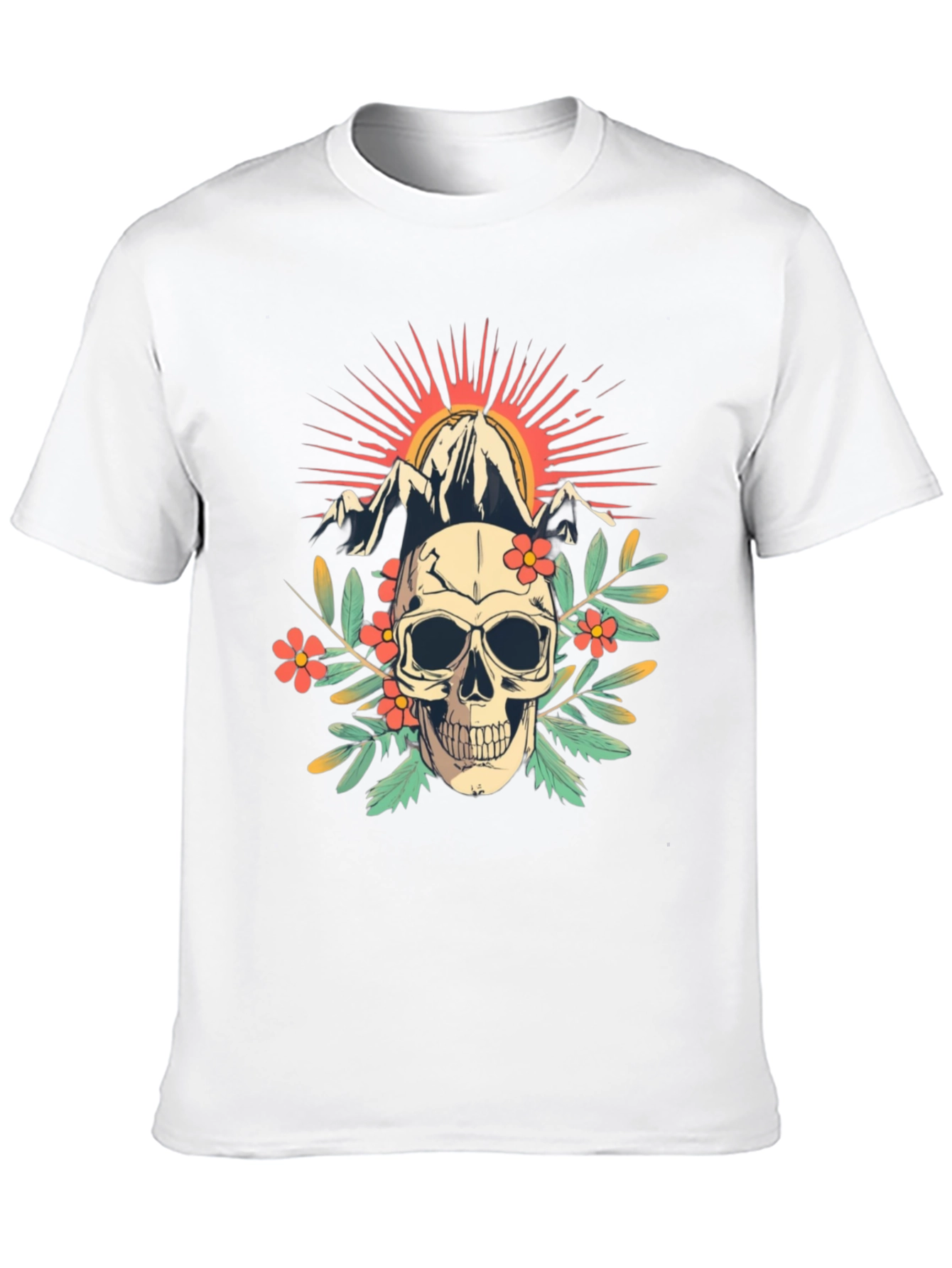 Skull & Mountain Graphic Tee