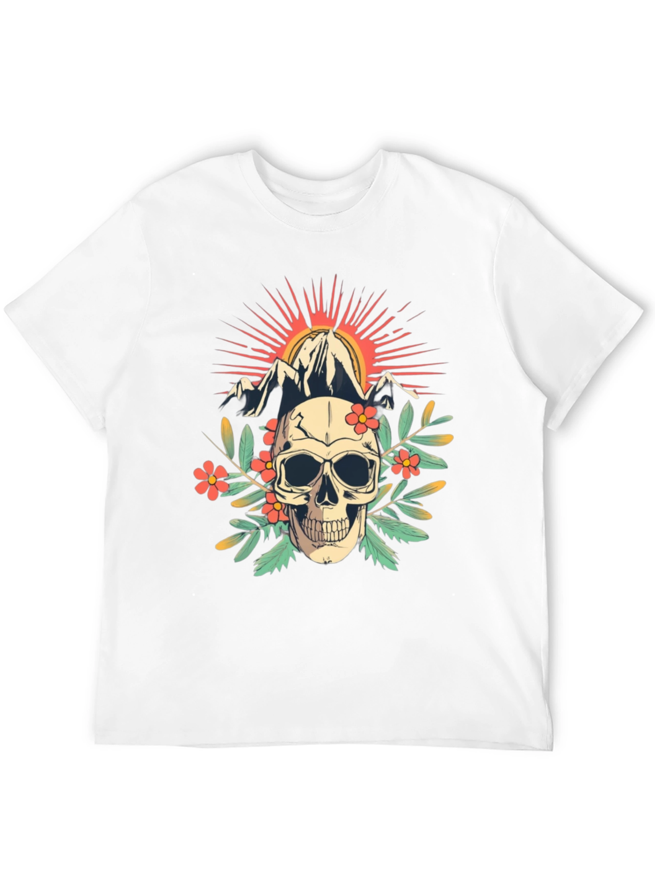 Skull & Mountain Graphic Tee