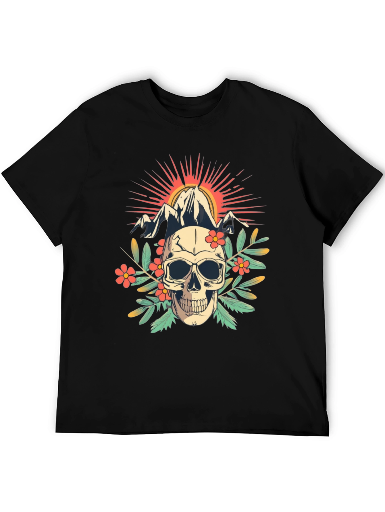 Skull & Mountain Graphic Tee