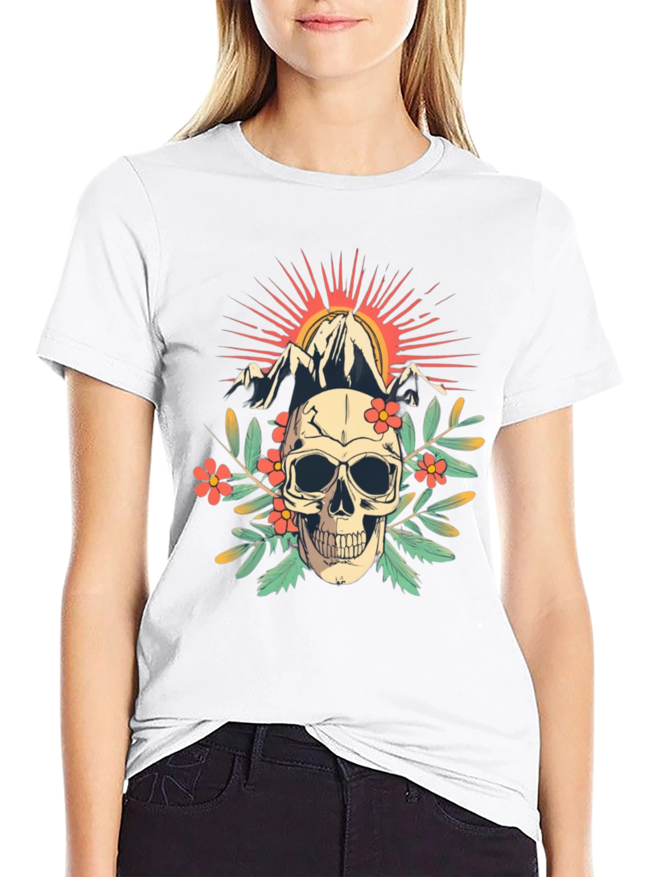 Skull & Mountain Graphic Tee
