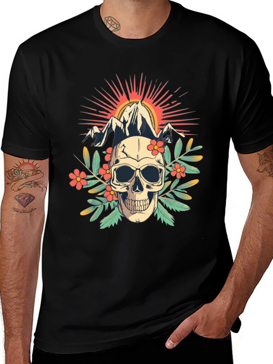 Skull & Mountain Graphic Tee