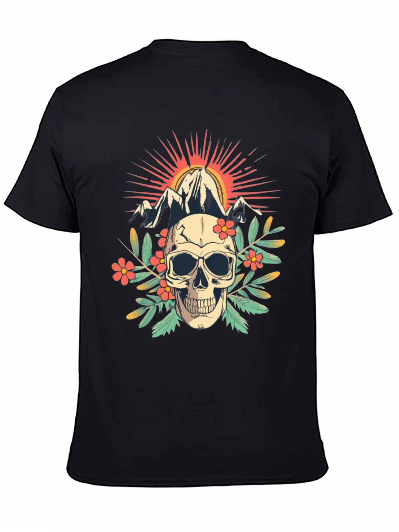 Skull & Mountain Graphic Tee