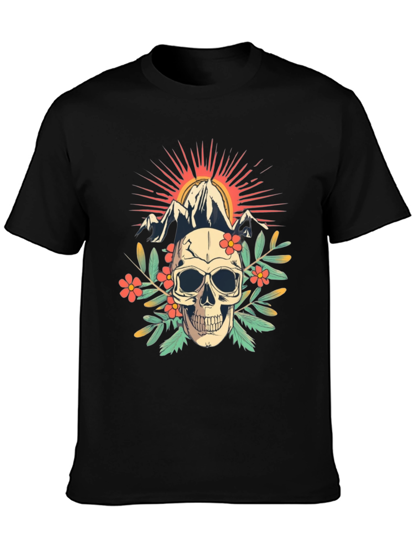 Skull & Mountain Graphic Tee