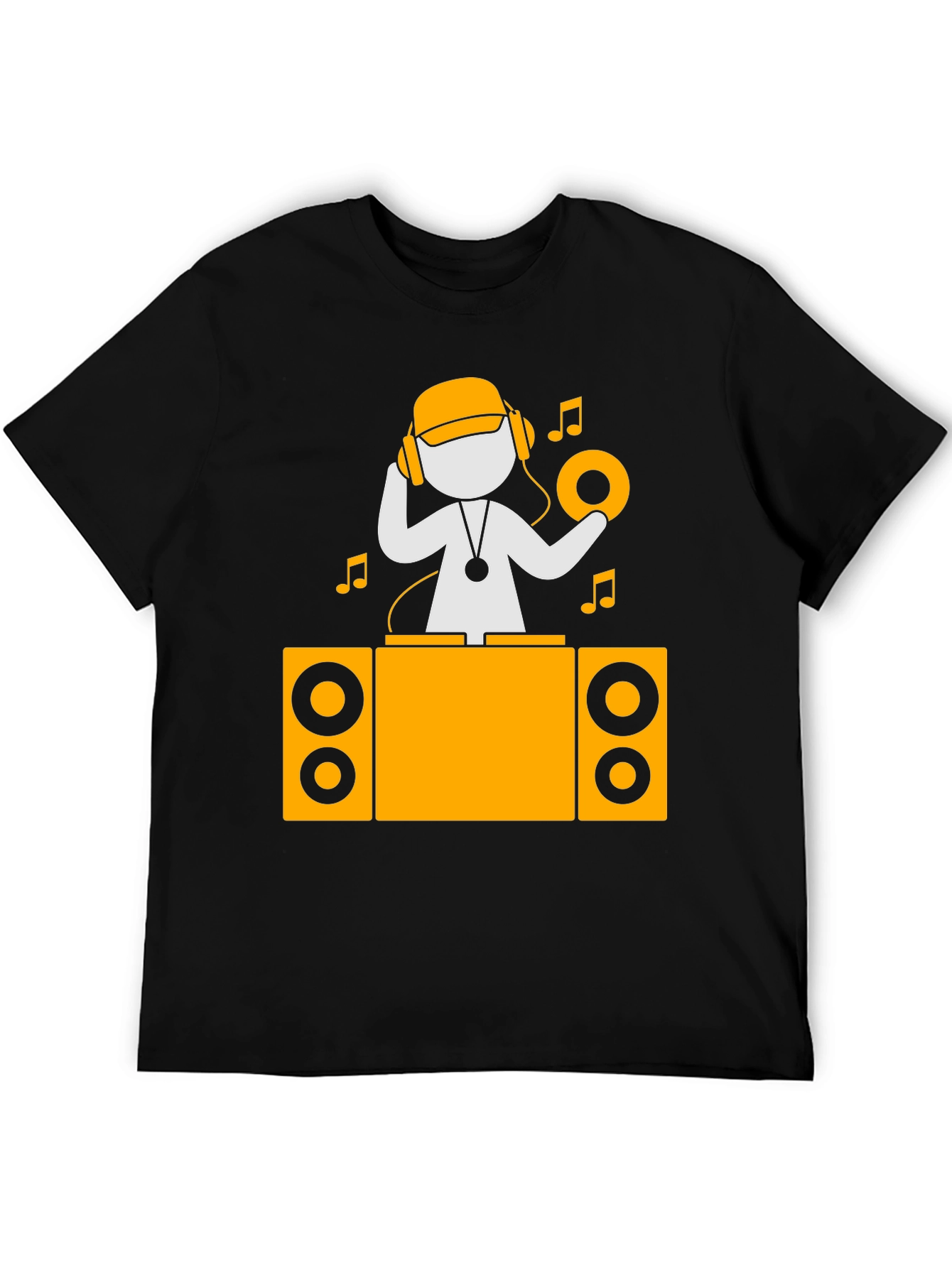 DJ Graphic T-Shirt - Turntable Design
