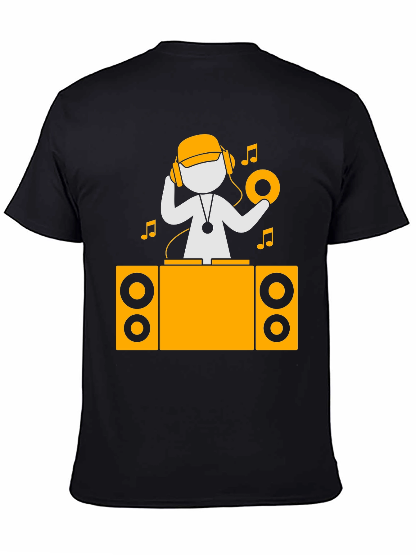 DJ Graphic T-Shirt - Turntable Design