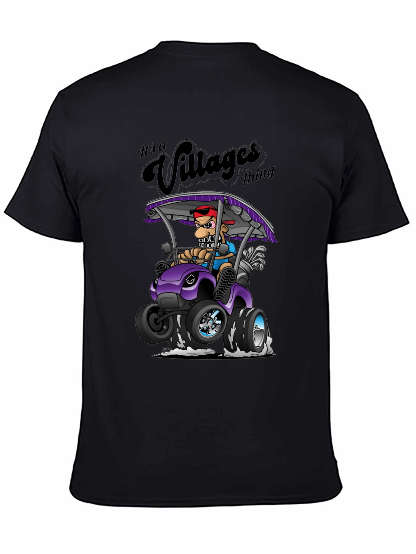 Villages Thing T-Shirt - Funny Cartoon Golf Cart