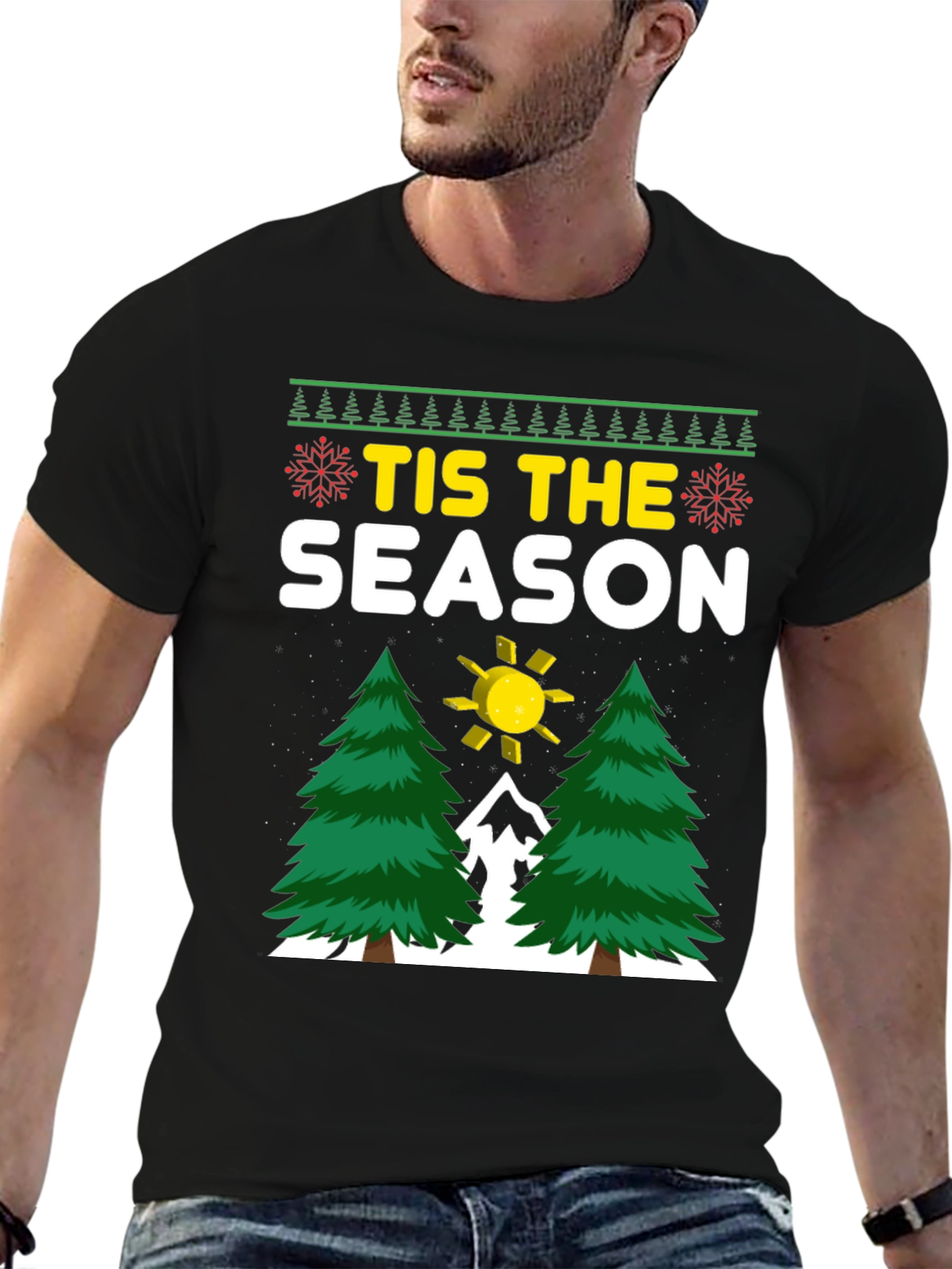 Tis The Season Holiday Graphic Tee