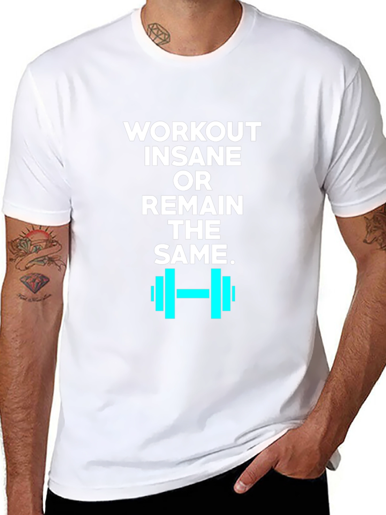 Workout Insane Graphic Tee - Black