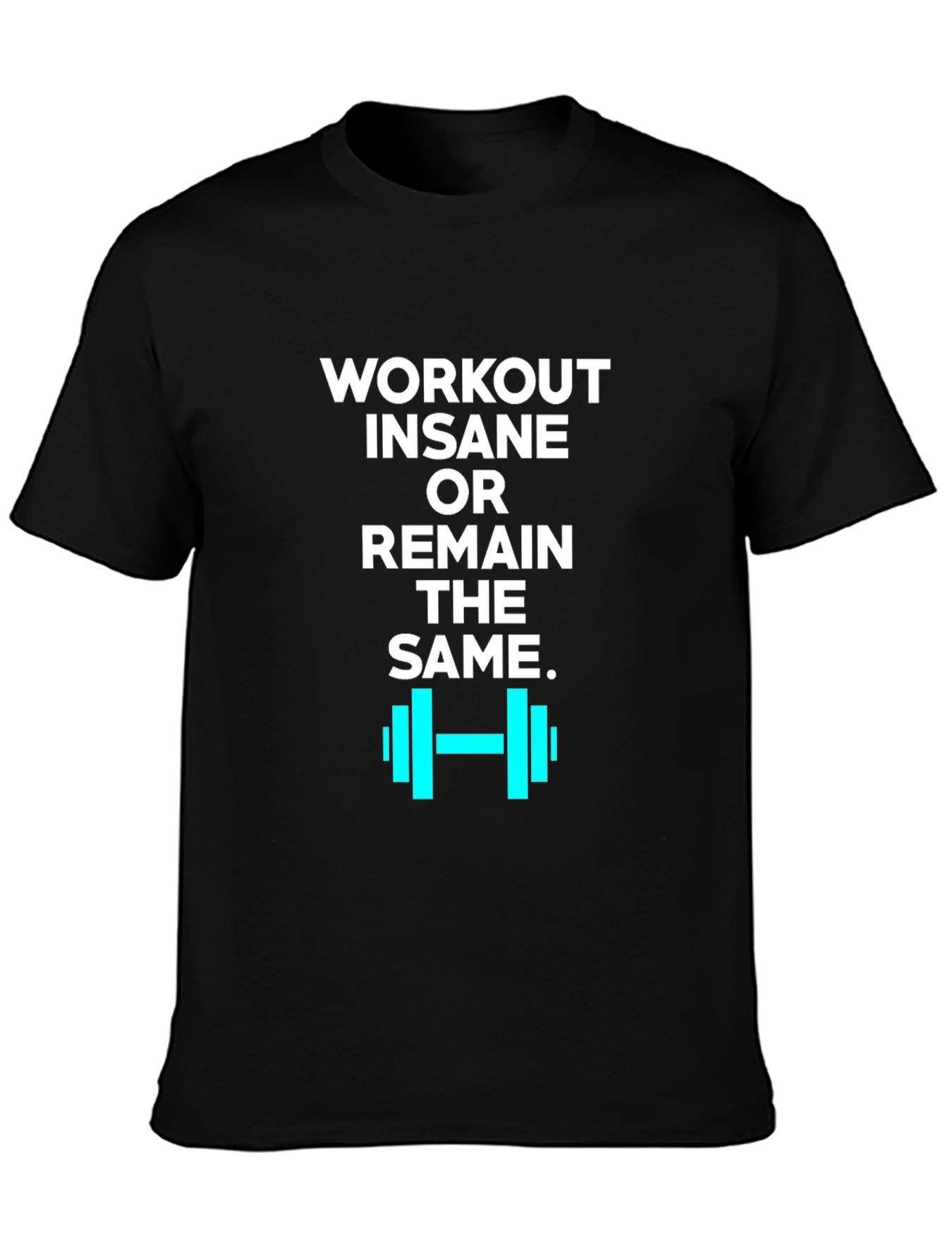 Workout Insane Graphic Tee - Black