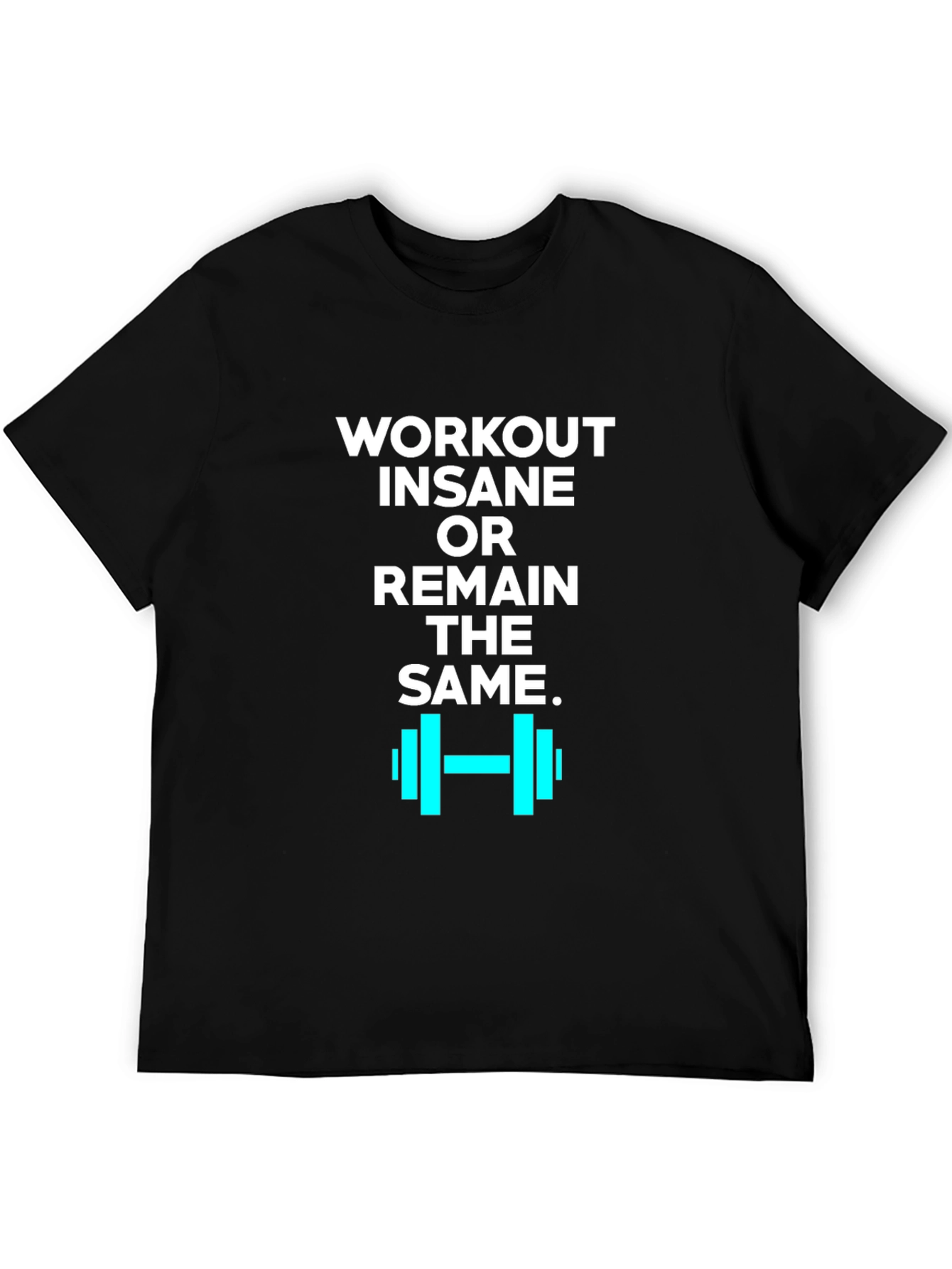 Workout Insane Graphic Tee - Black