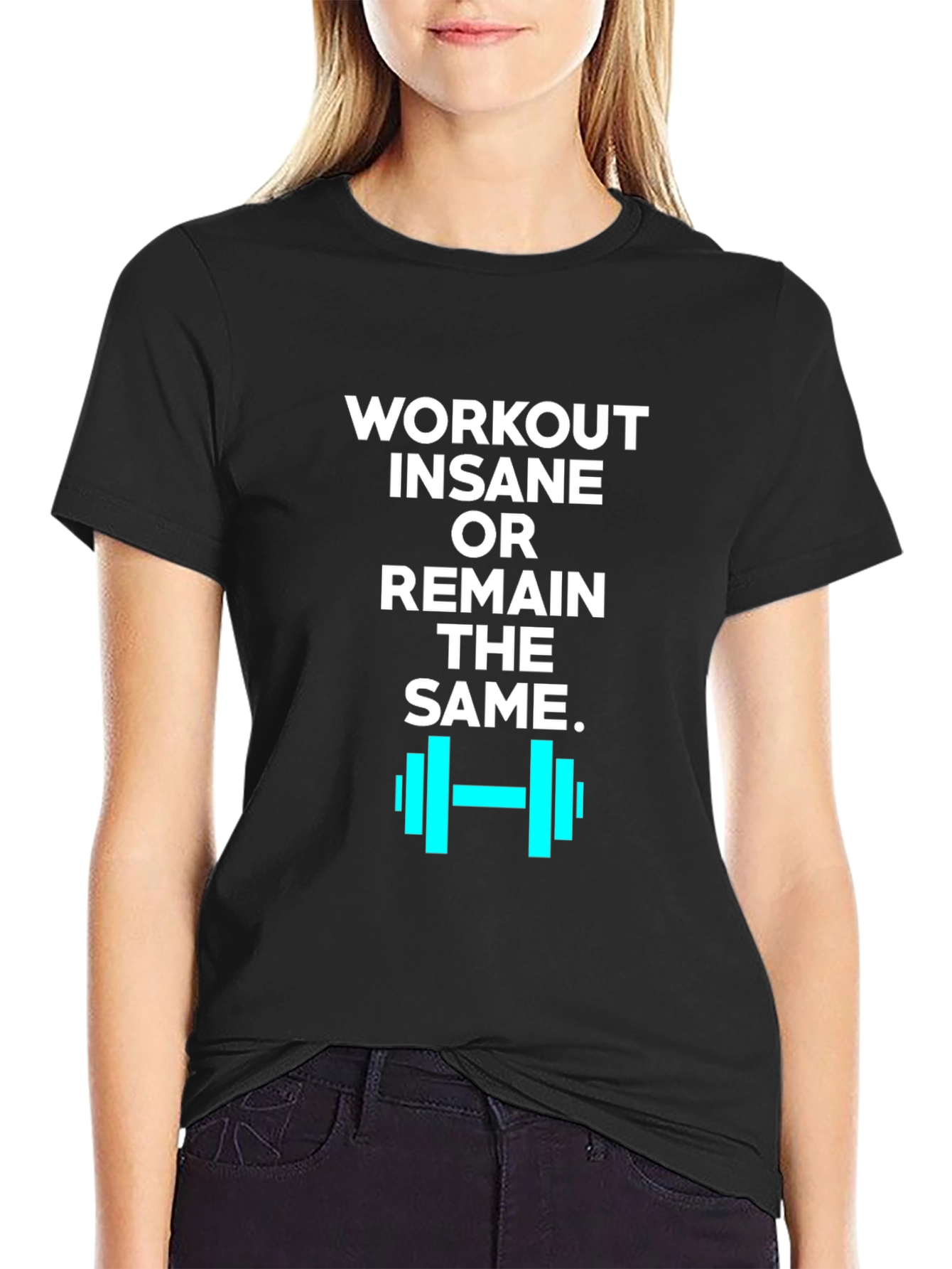 Workout Insane Graphic Tee - Black