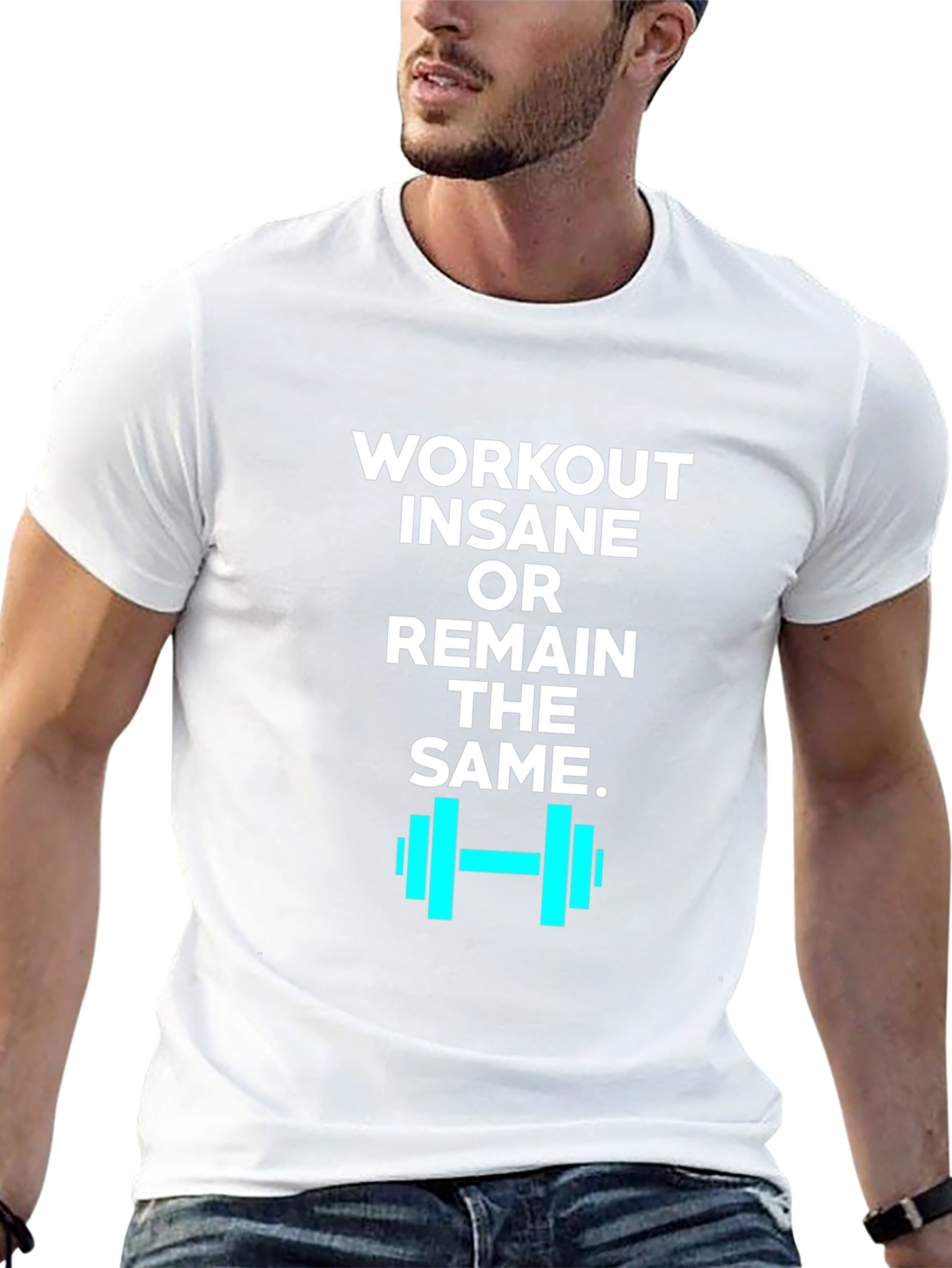 Workout Insane Graphic Tee - Black