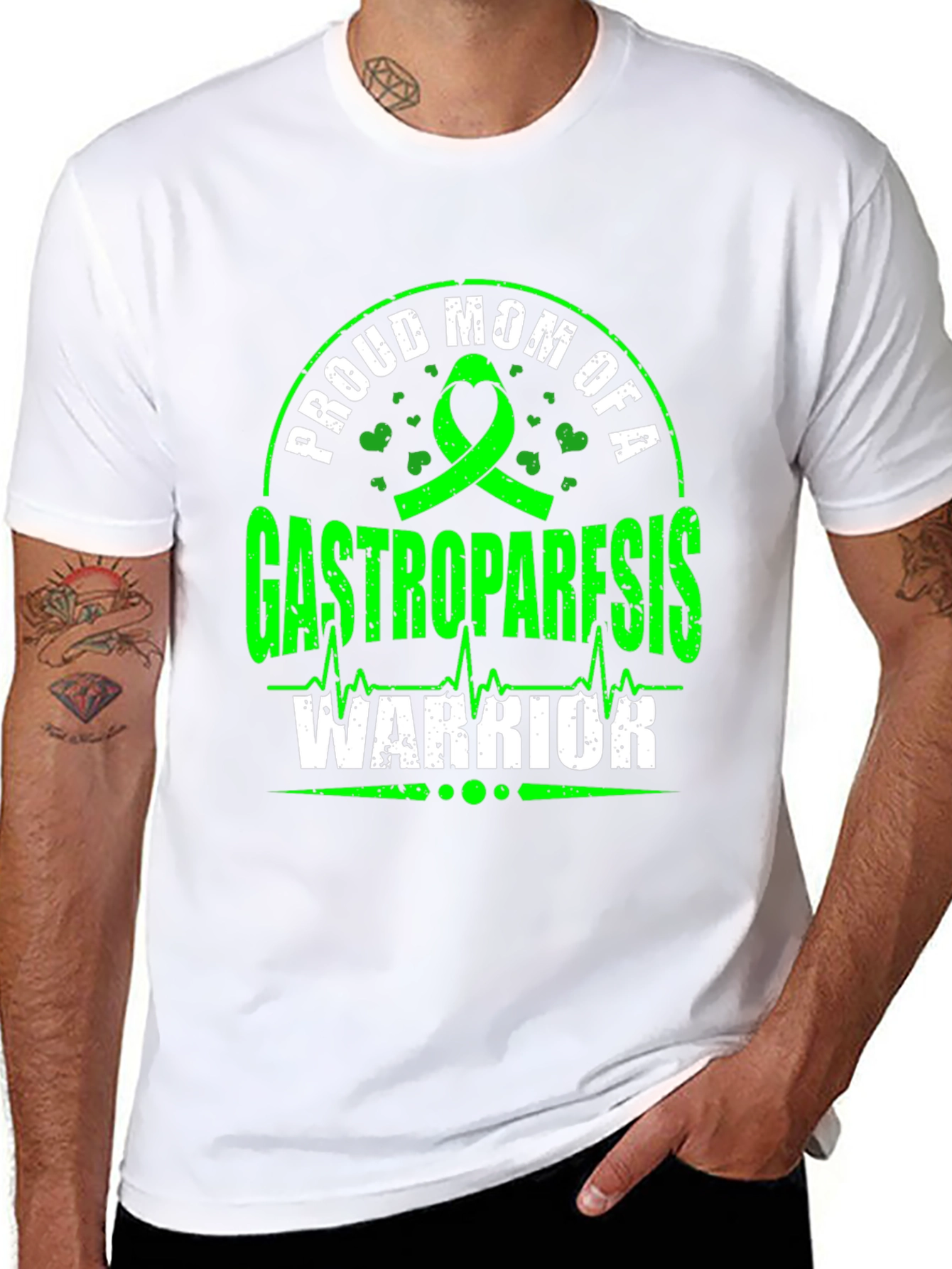 Gastroparesis Warrior Proud Mom T-Shirt