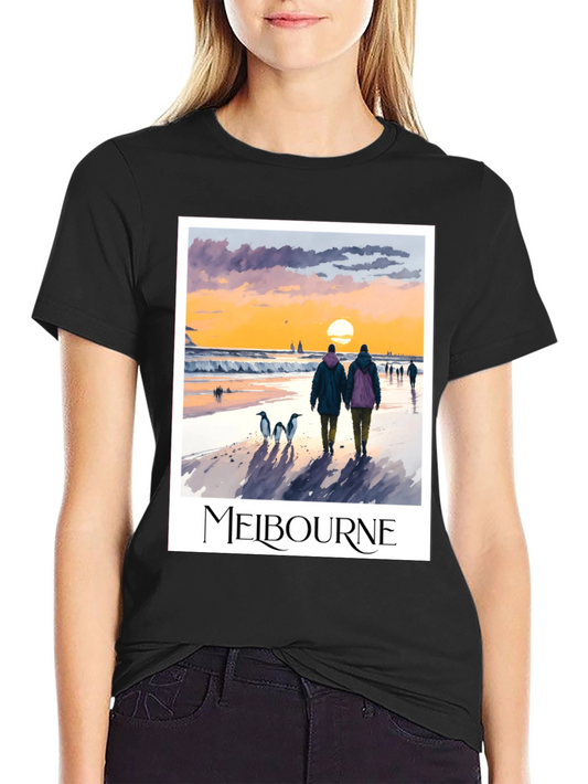 Melbourne Sunset Beach Graphic Tee
