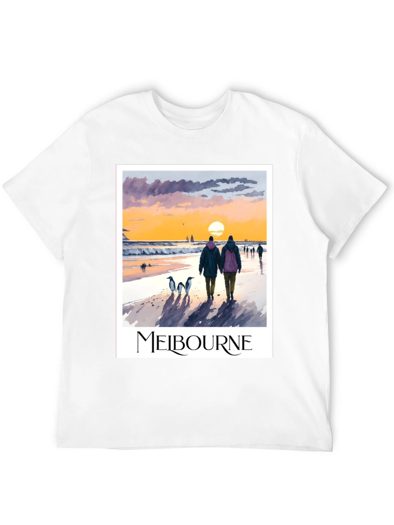 Melbourne Sunset Beach Graphic Tee