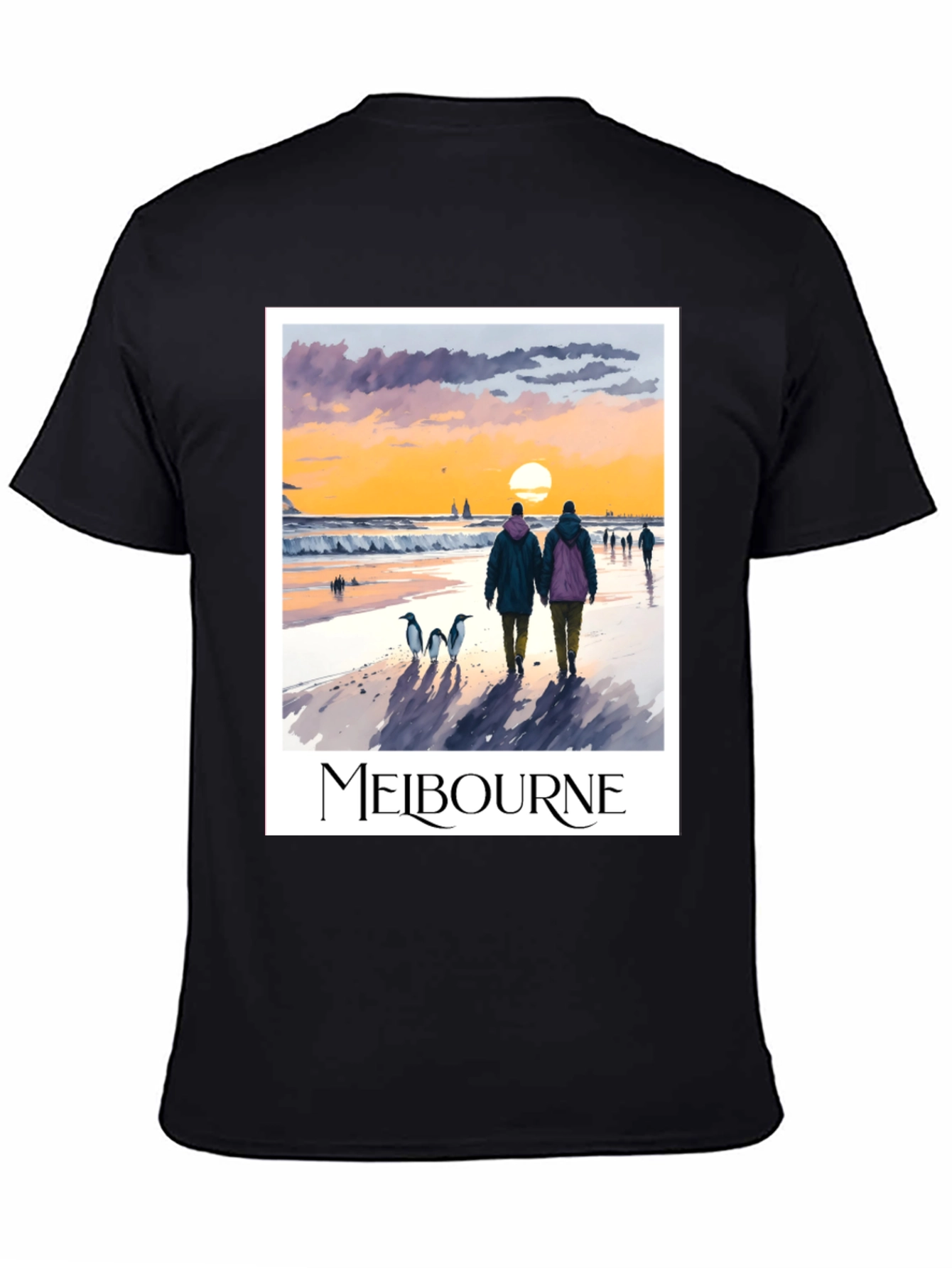 Melbourne Sunset Beach Graphic Tee