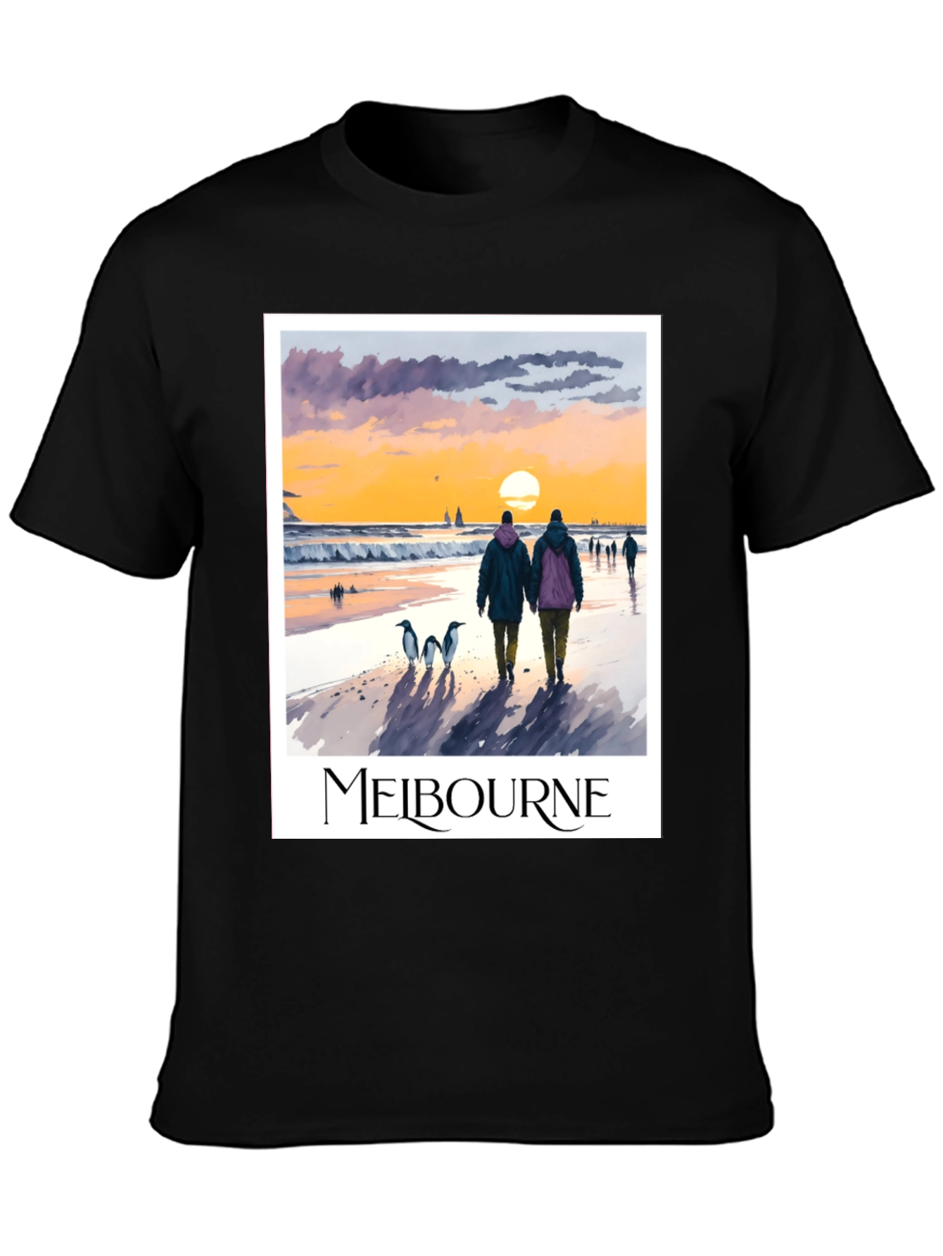Melbourne Sunset Beach Graphic Tee