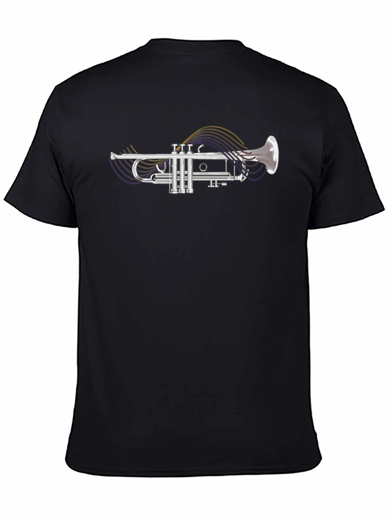 Trumpet T-Shirt - Black Music Tee